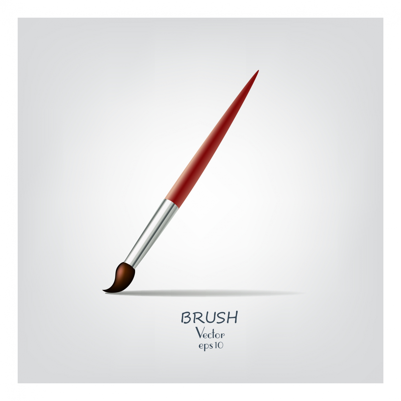 Paint brush for drawing or makeup