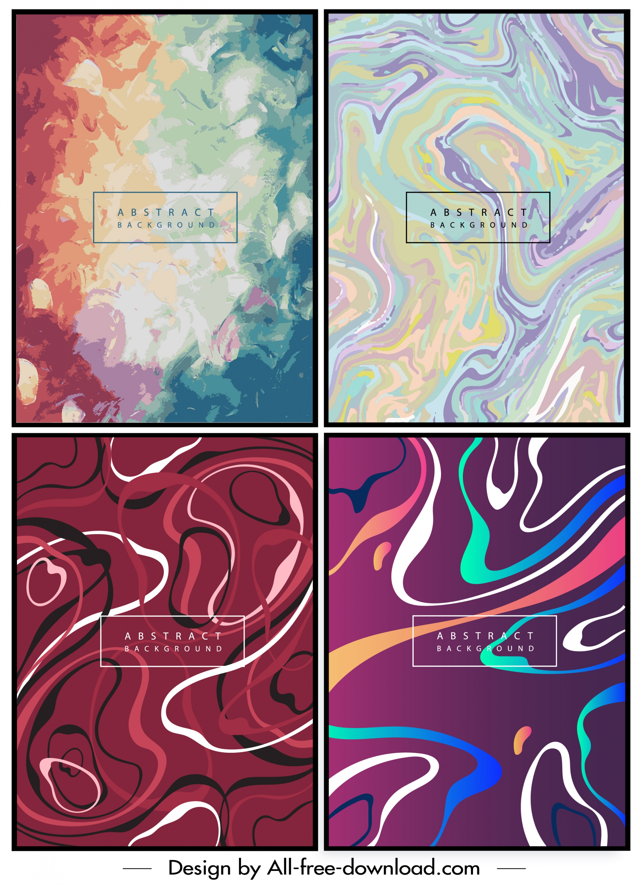 abstract background templates colorful motion design watercolor decor