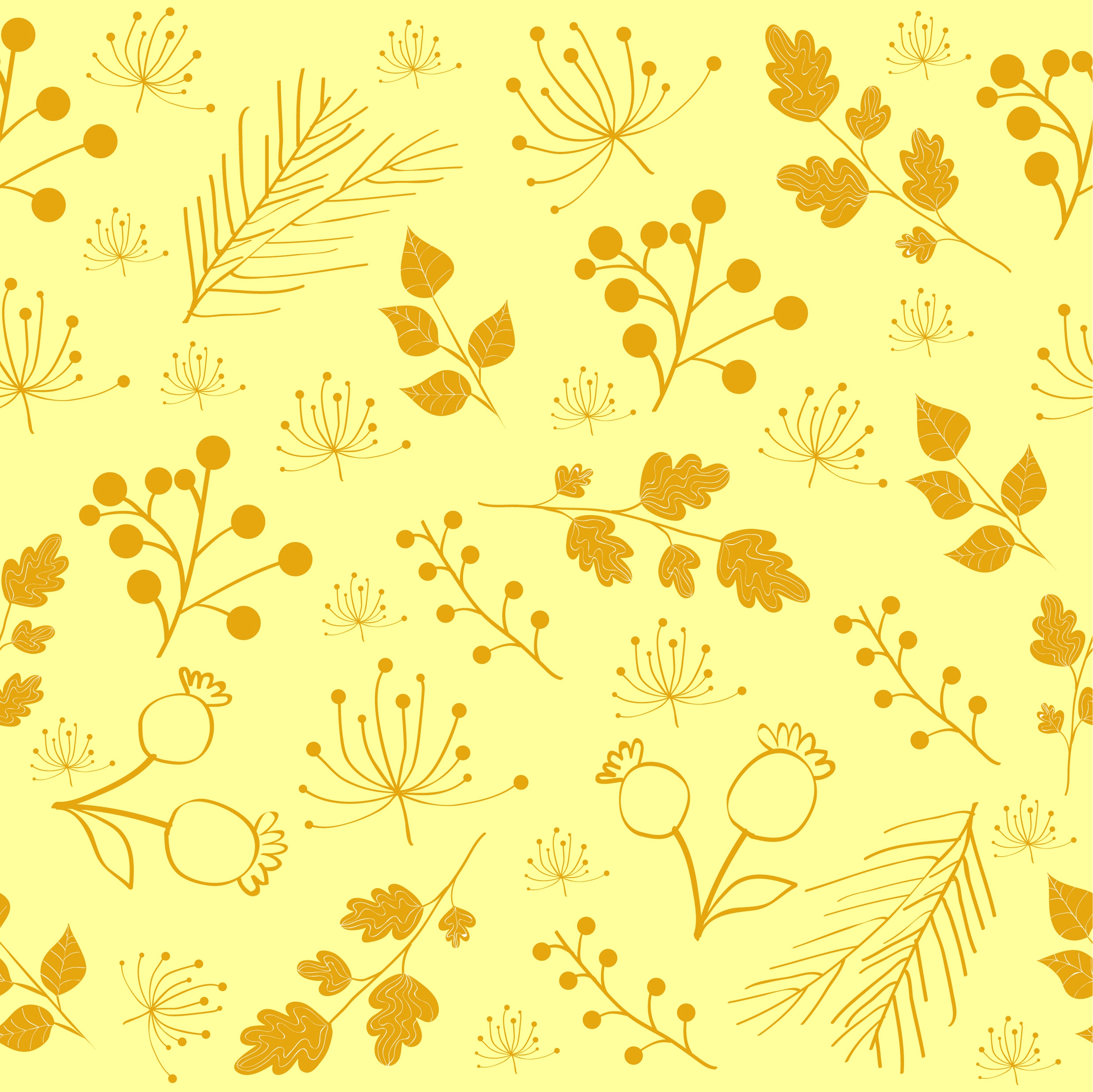 flowers background repeating style sketch