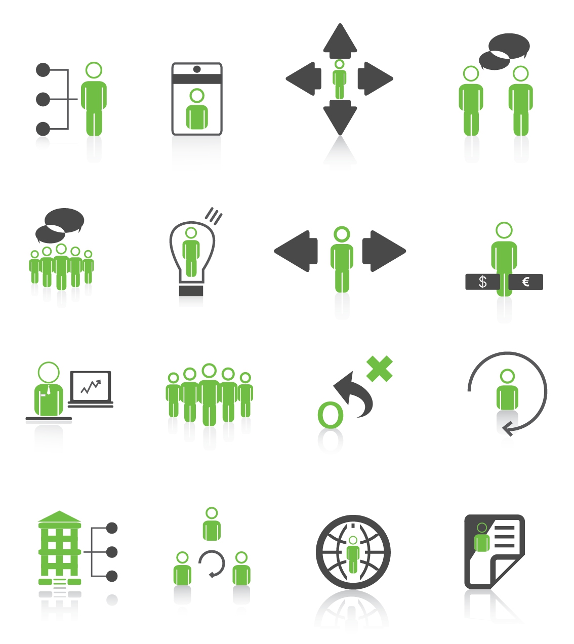 human resource management icons