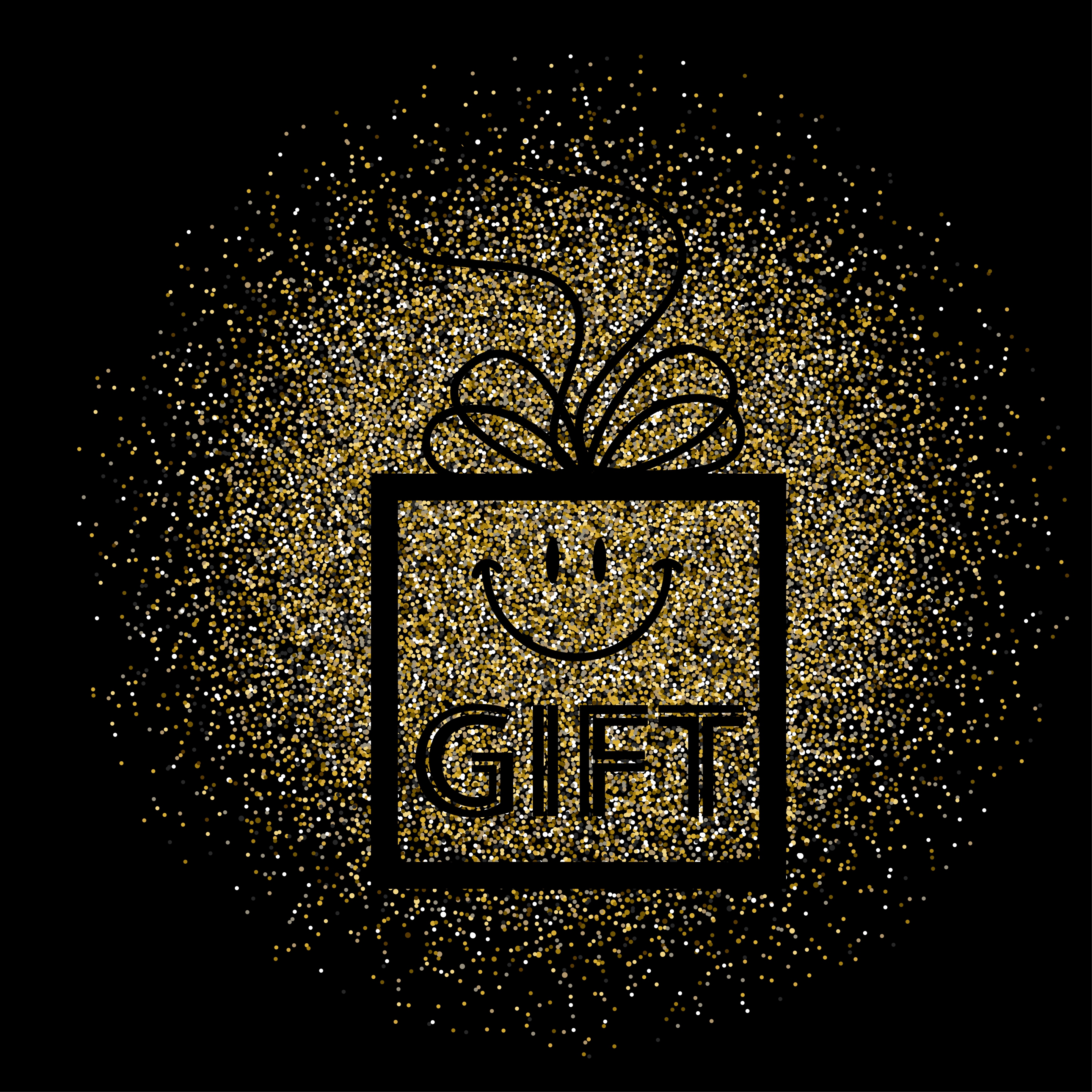 gift background sparkling dots decoration dark design