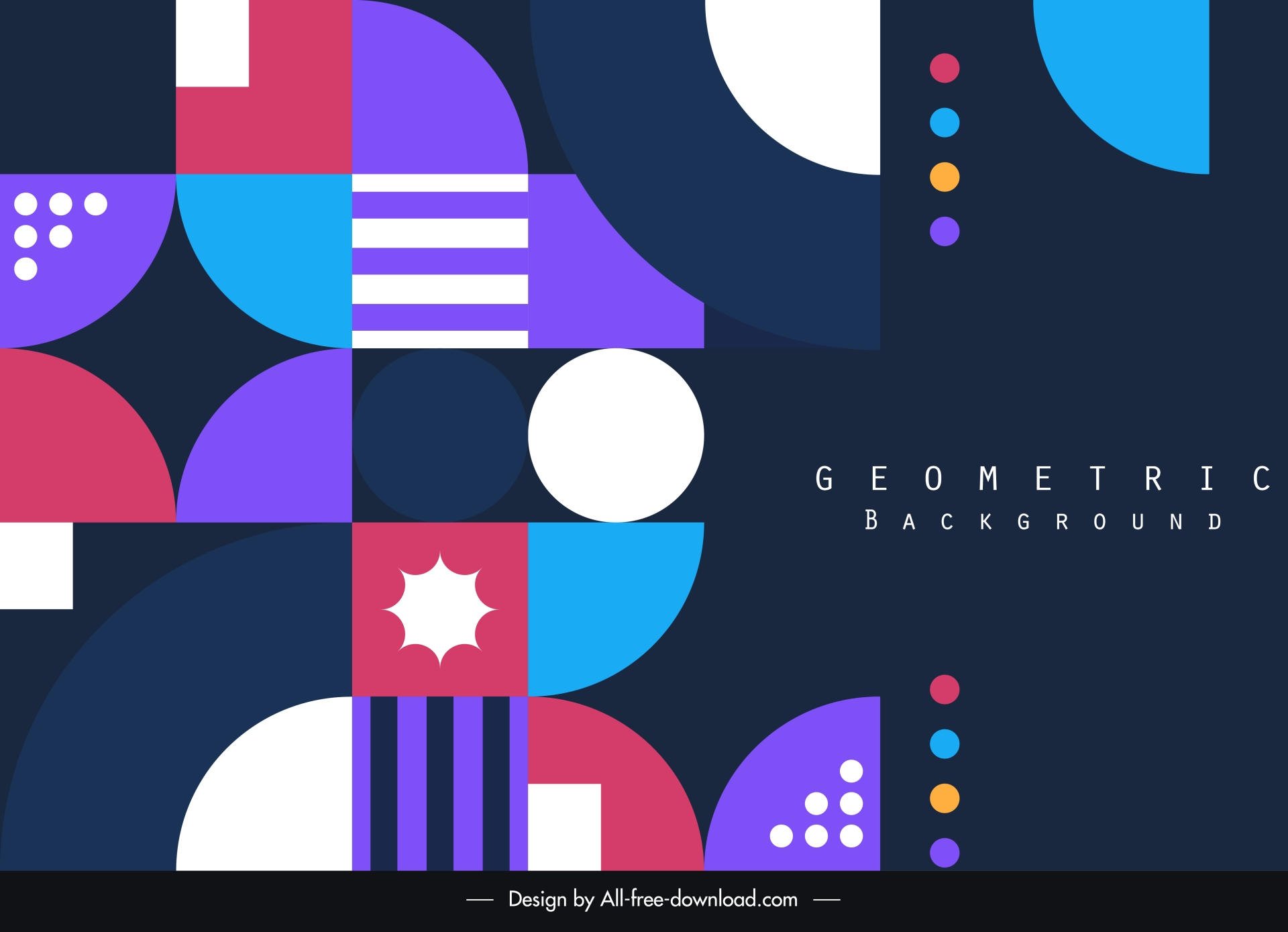  mosaic background template flat contrast geometric shapes