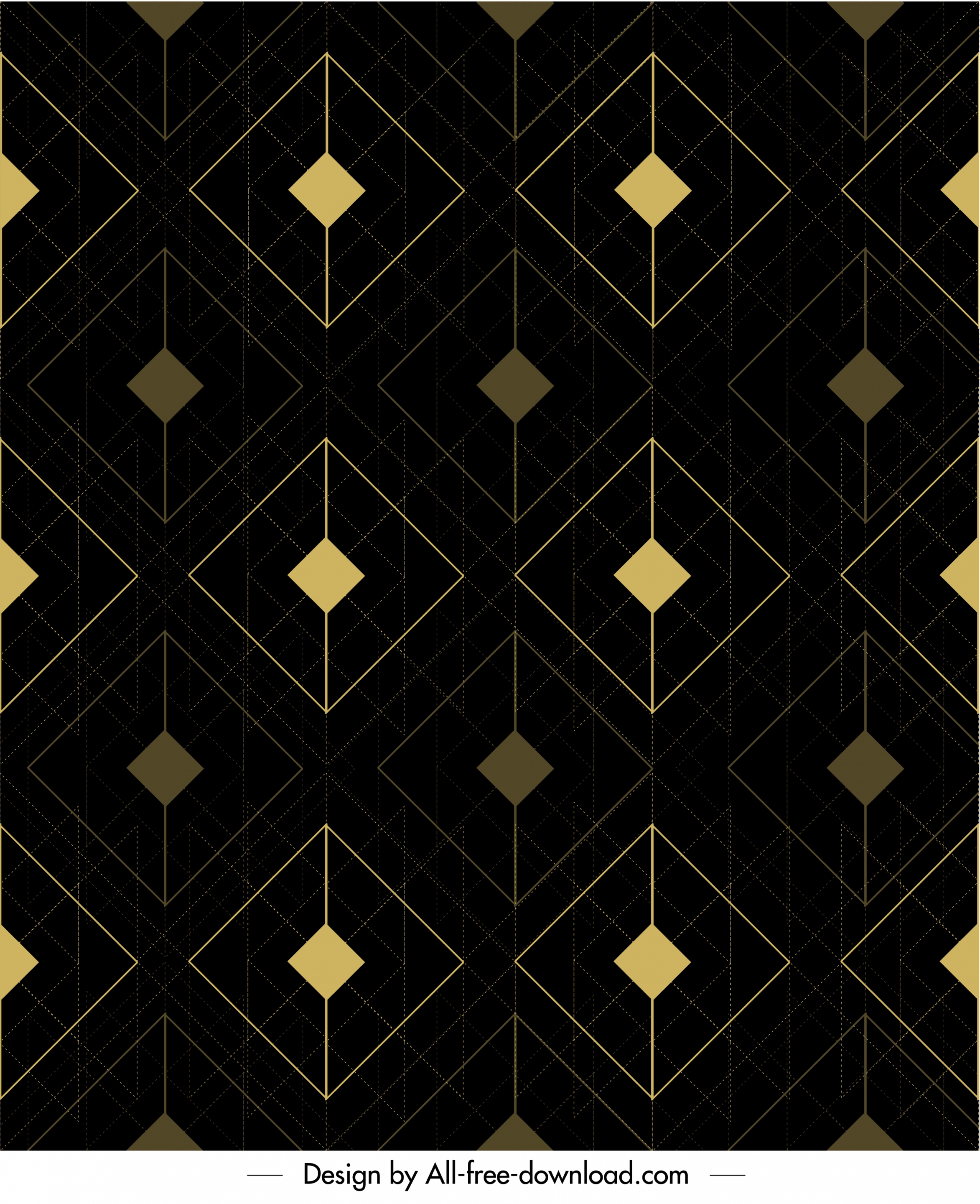 geometric pattern template elegant dark flat repeating symmetry