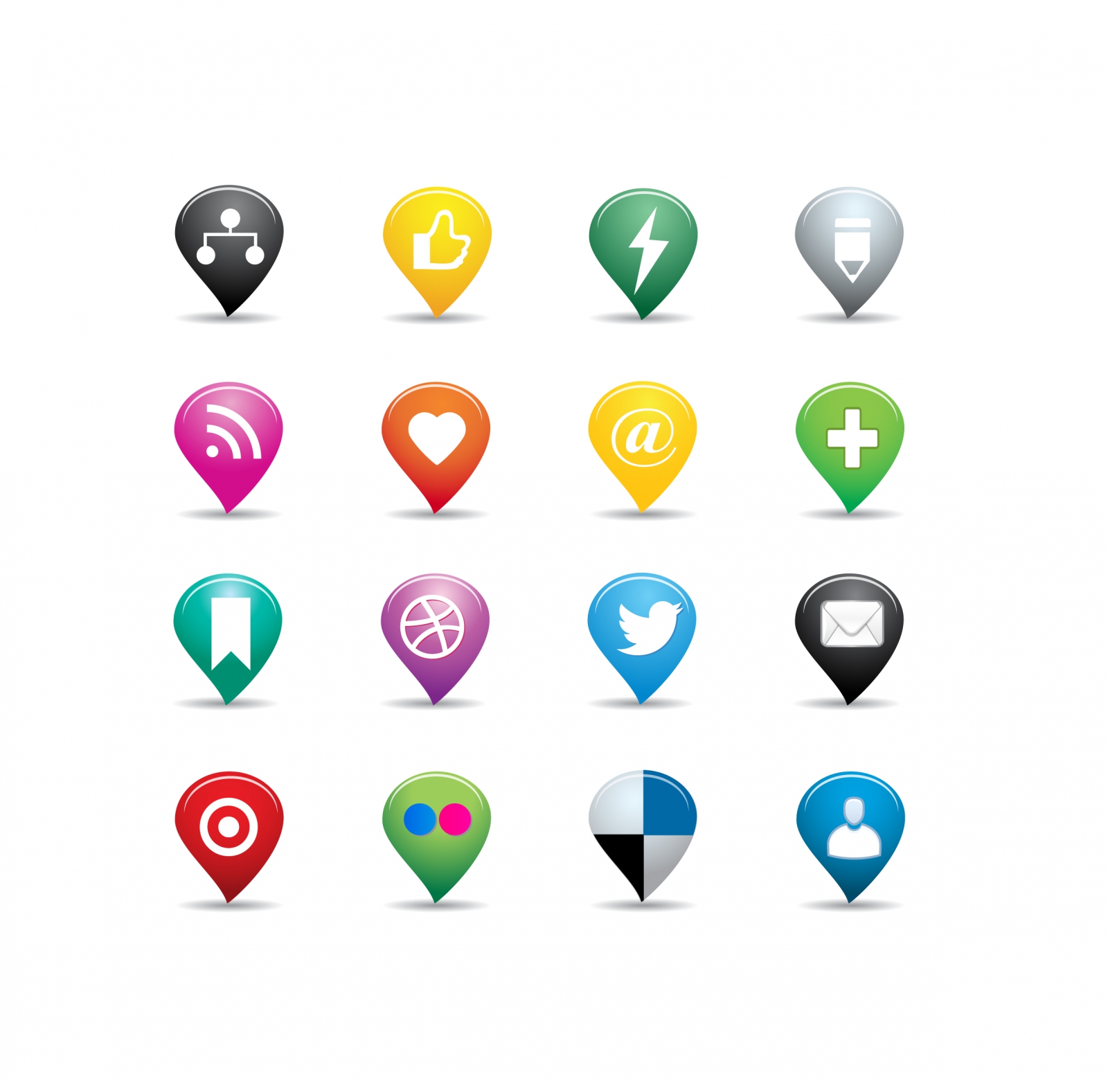 Social media icons