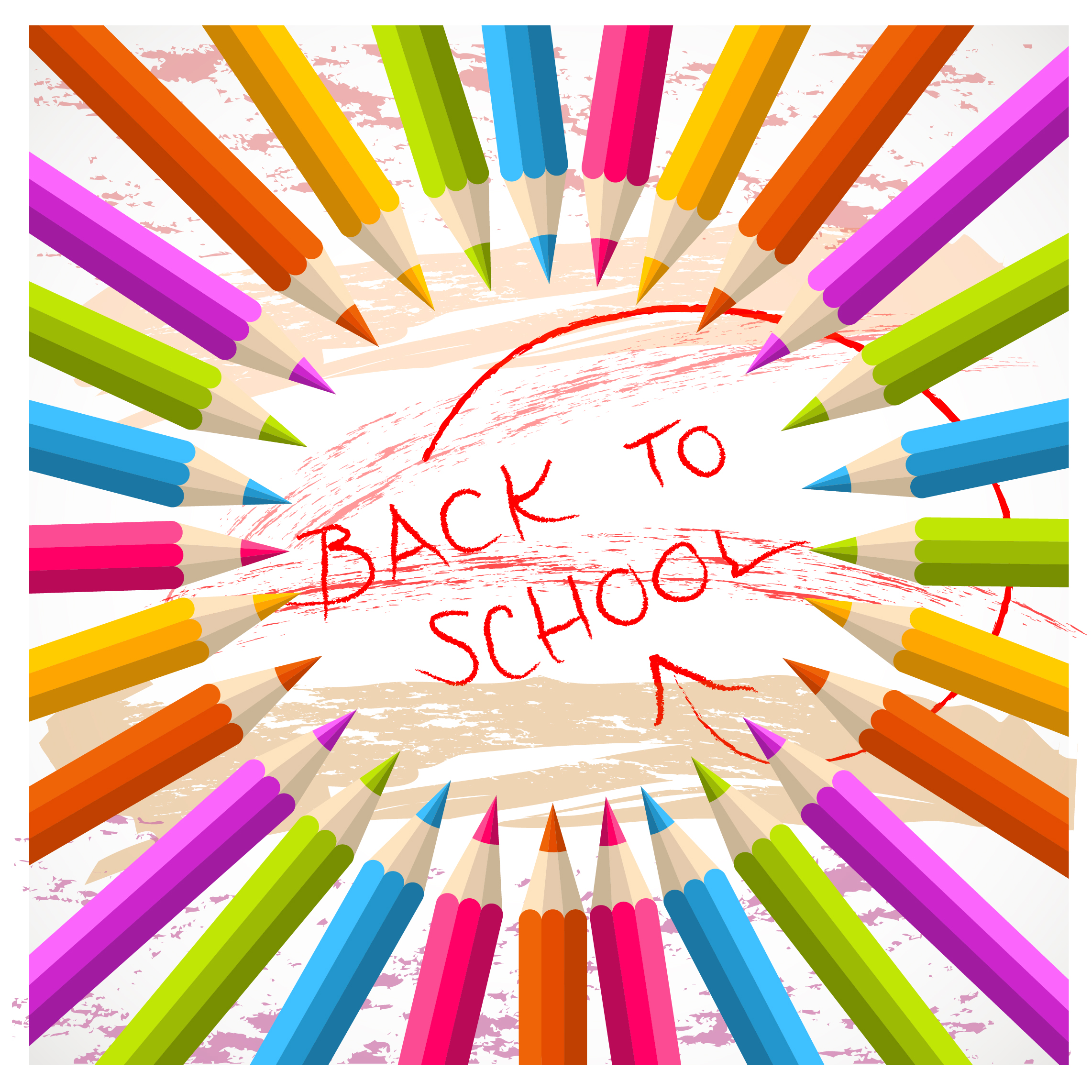 pencil back to school background