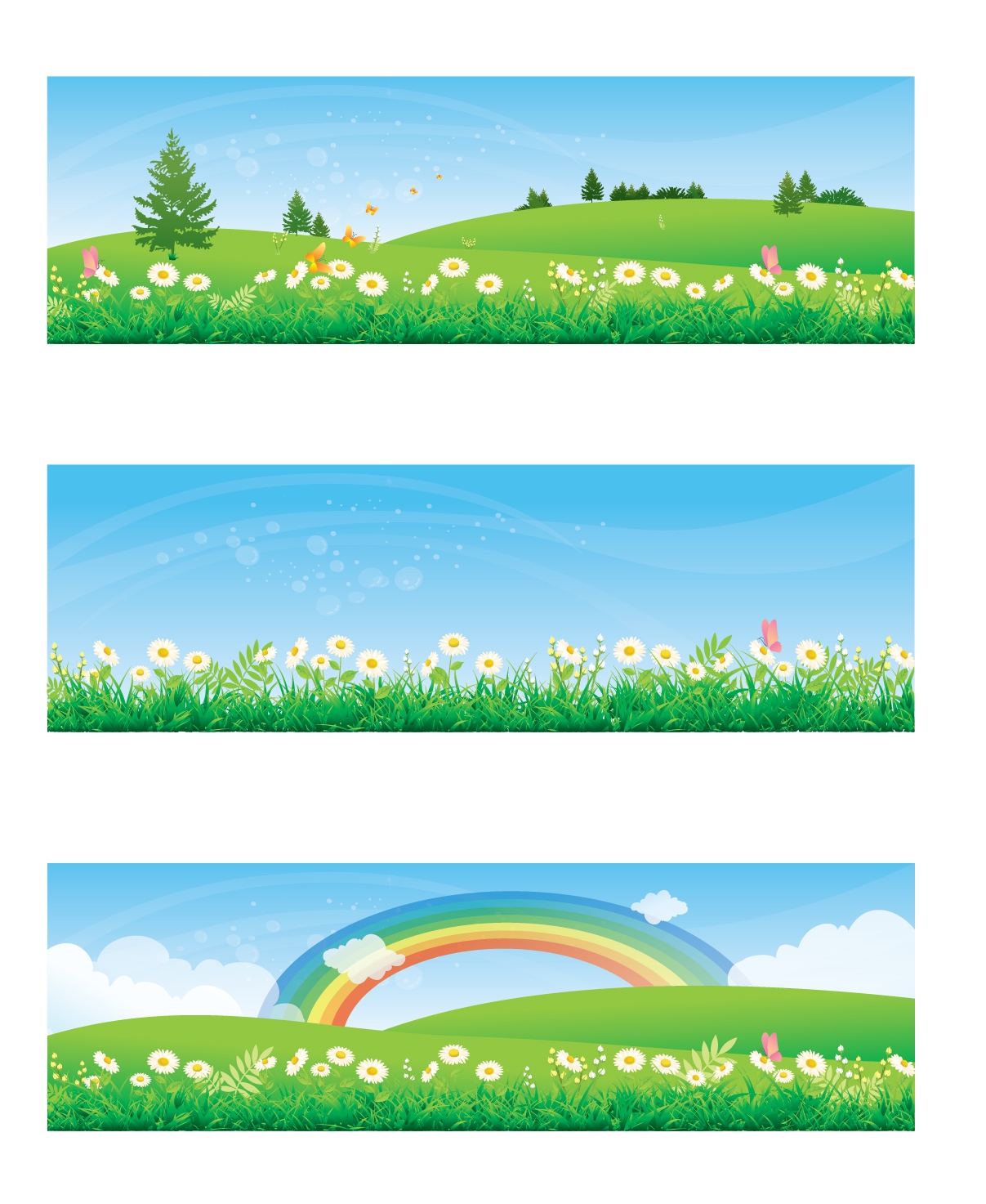 Spring and Summer Banners