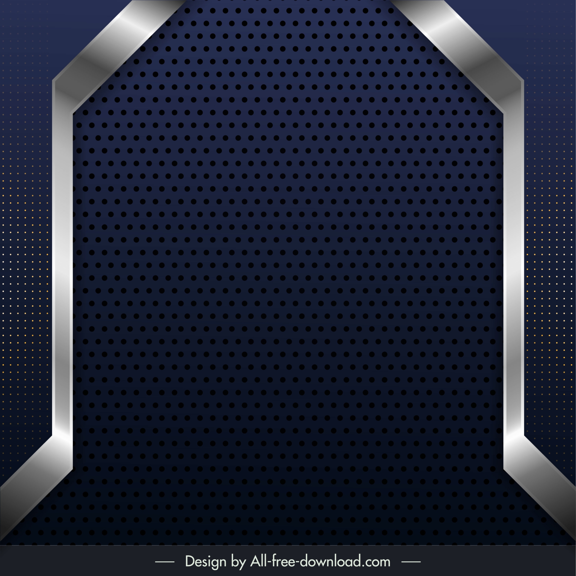 metallic background template contrast shining lights border