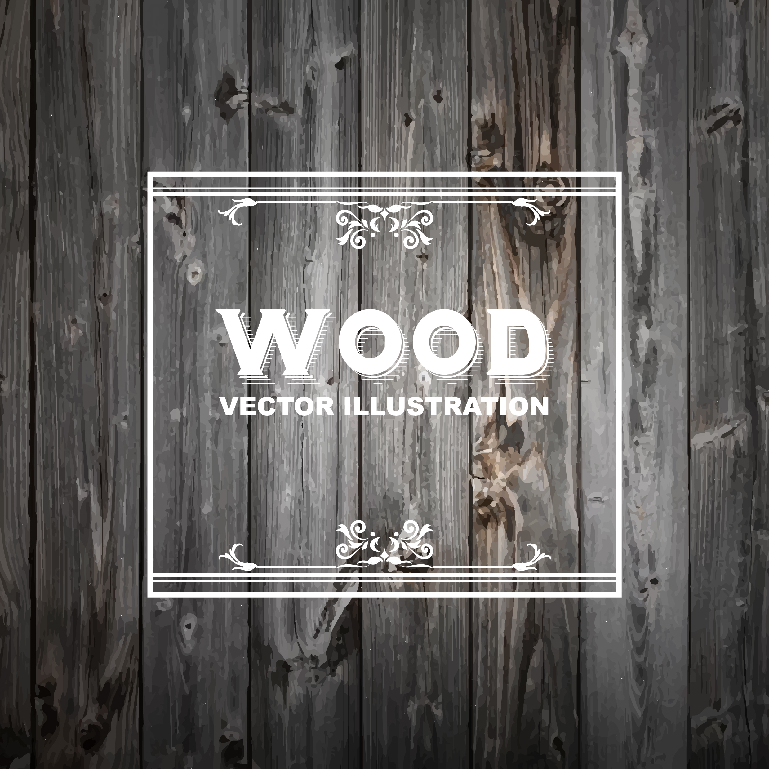 wood background realistic retro design