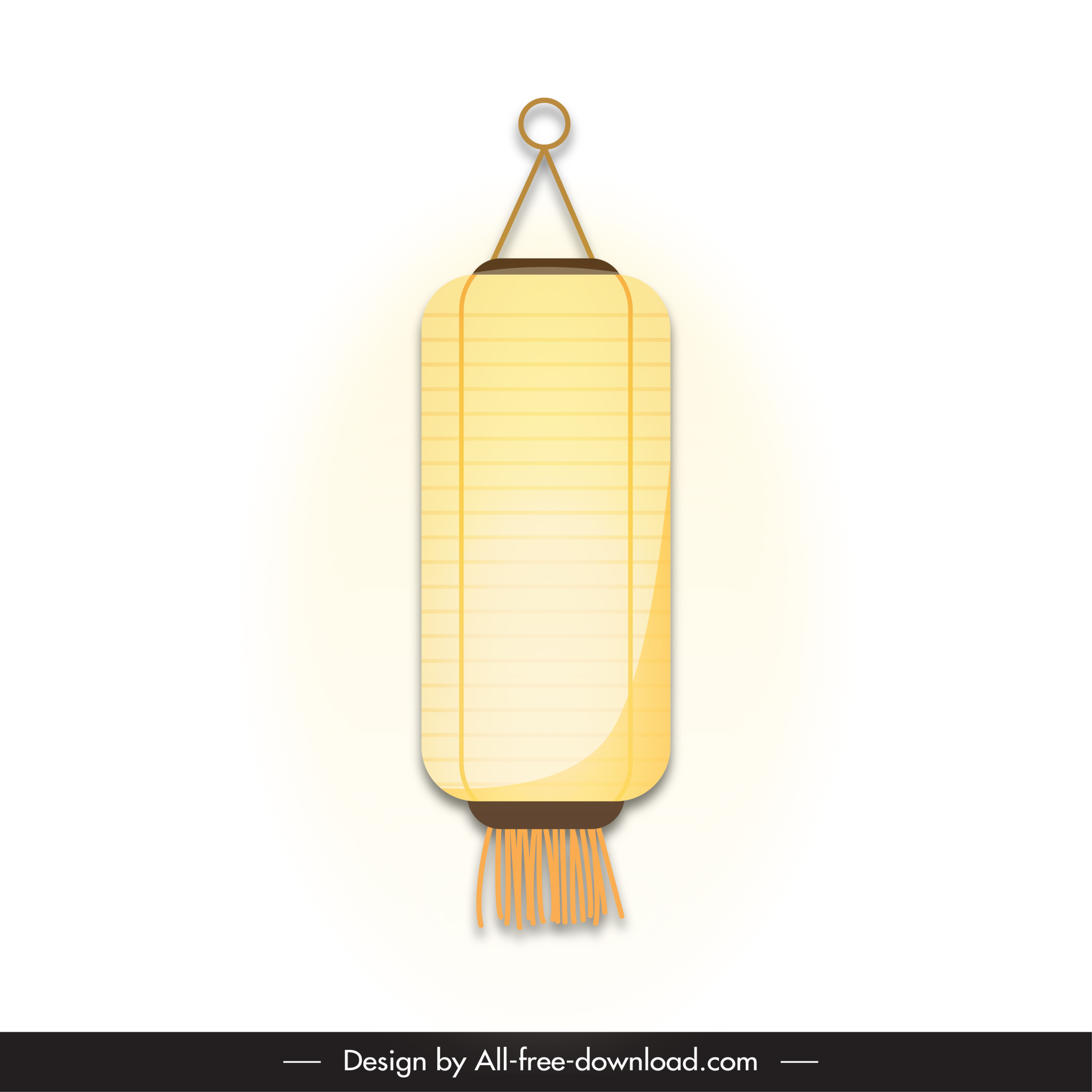 lantern china icon flat vertical shape design 