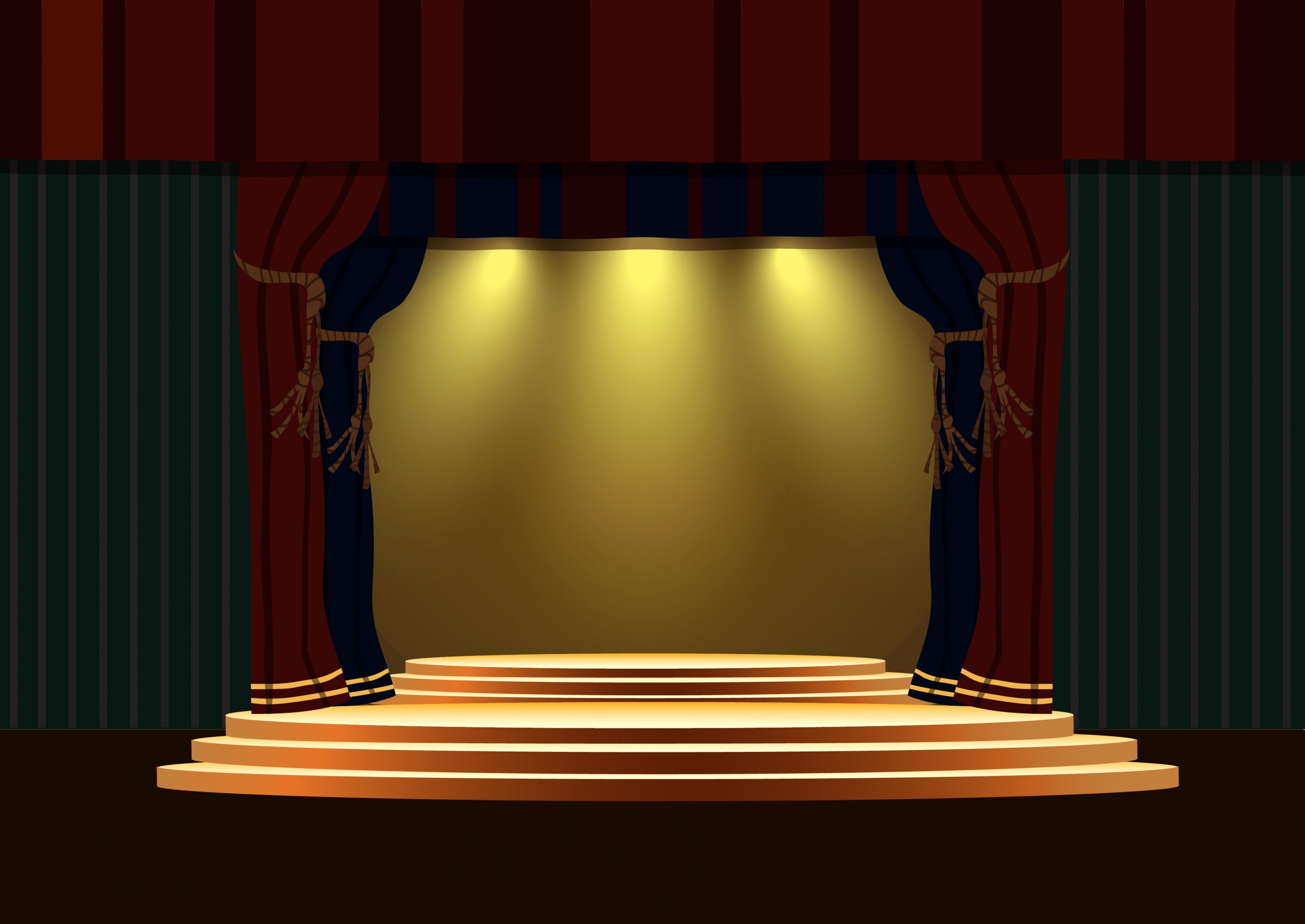 stage design template classical style bright light decoration