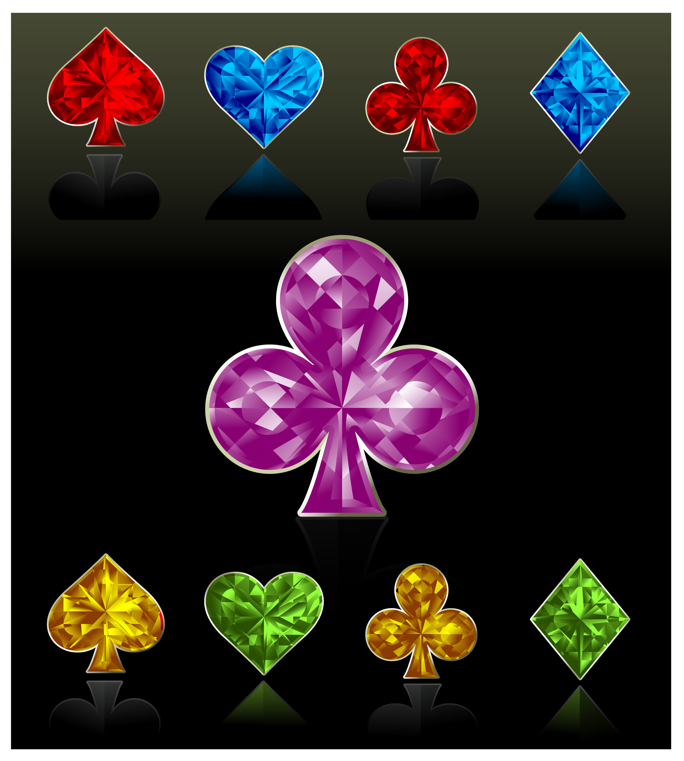 hearts spade clubs diamond