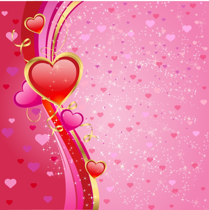 Valentines heart background