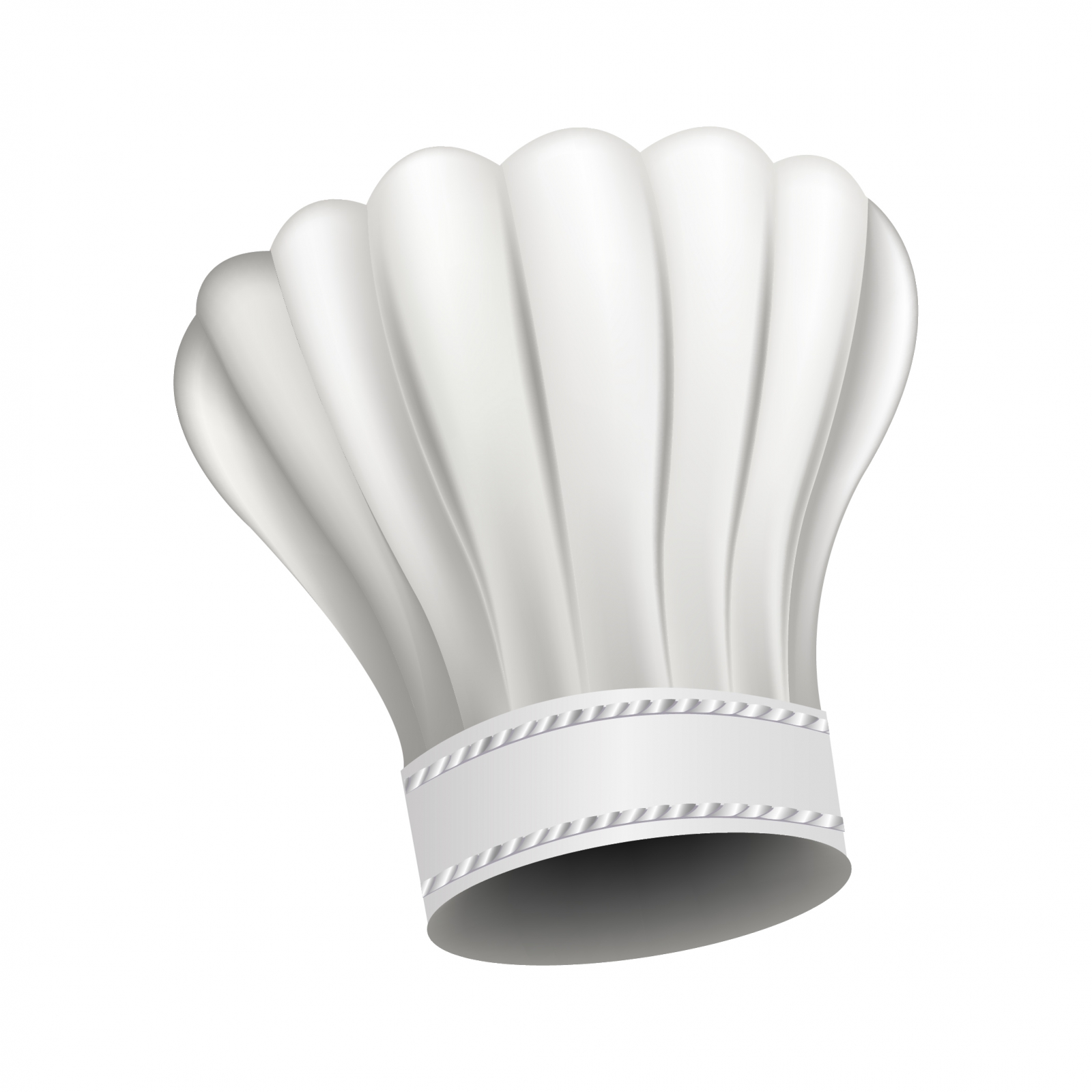 White chef hat