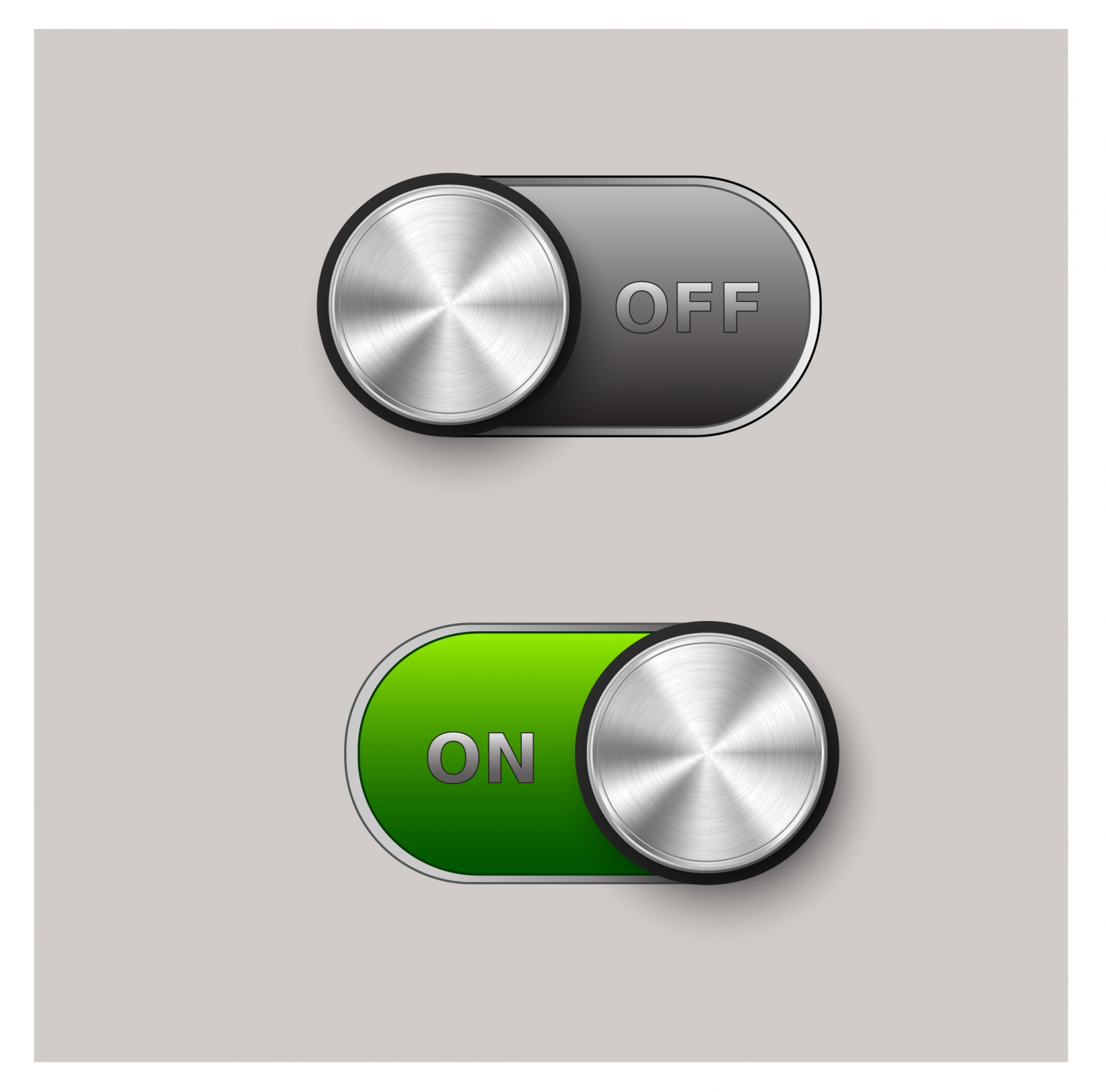 Toggle Switch button