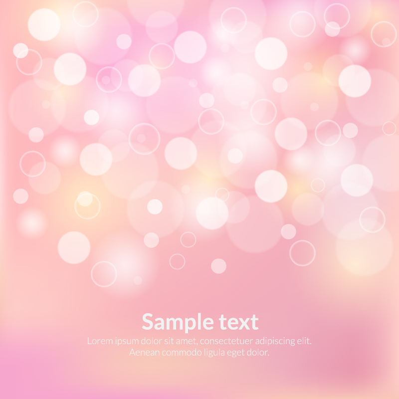 pink circle bokeh abstract background