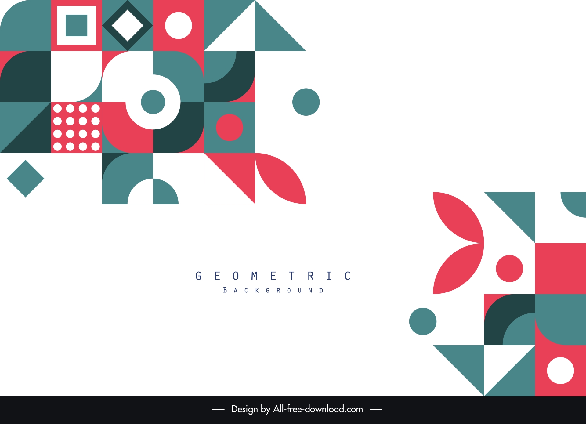 mosaic background template modern bright flat geometry