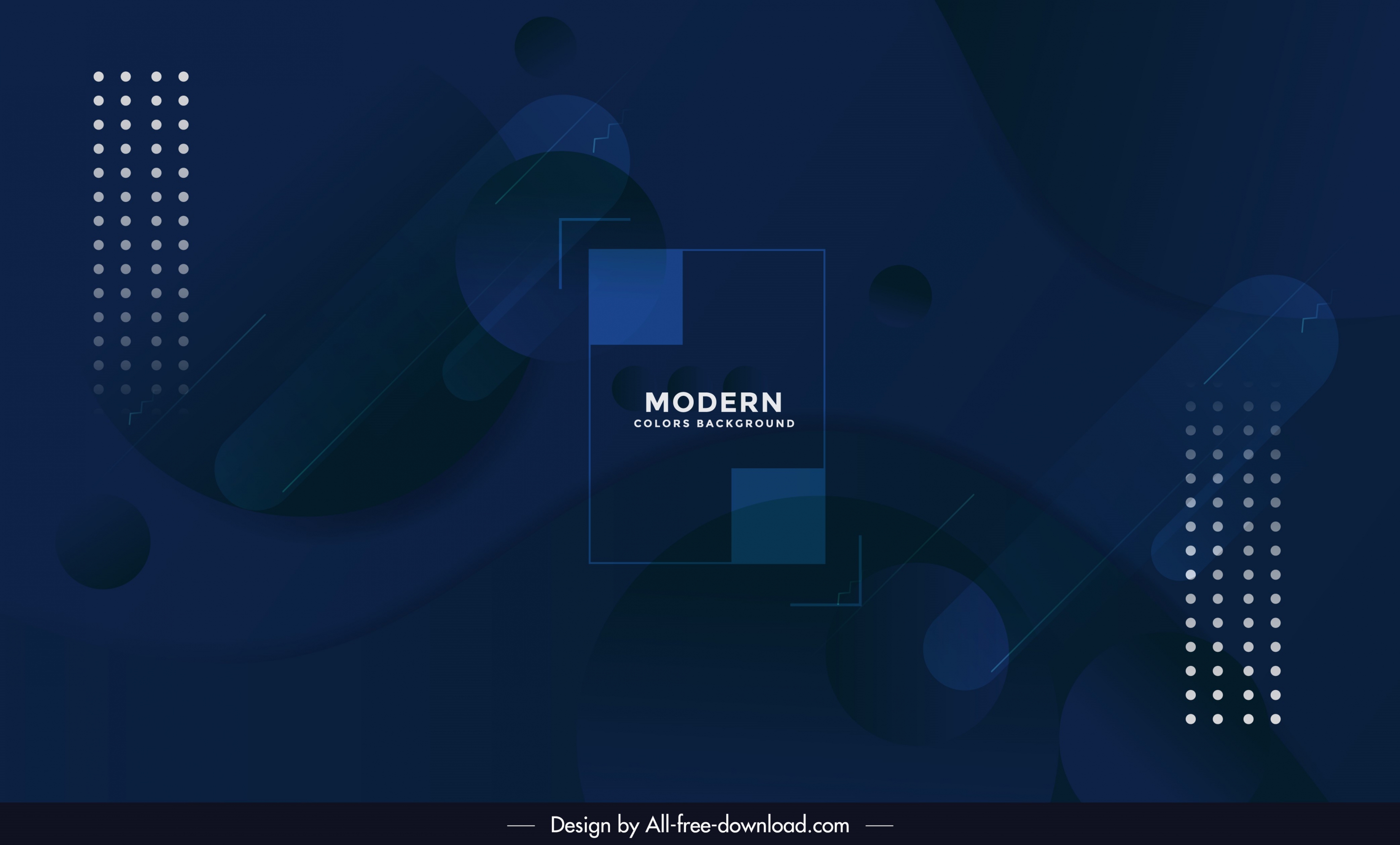 technology background template dark blue modern geometric decor