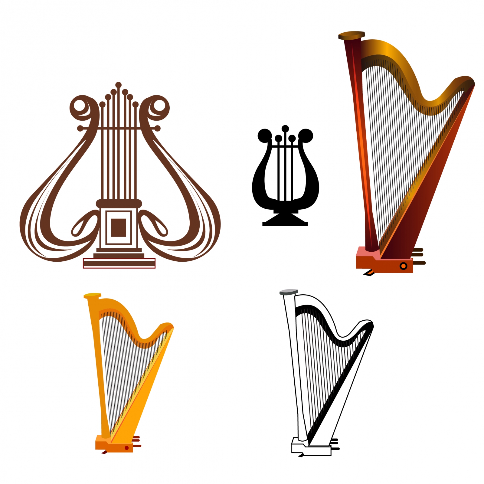 musical instruments set