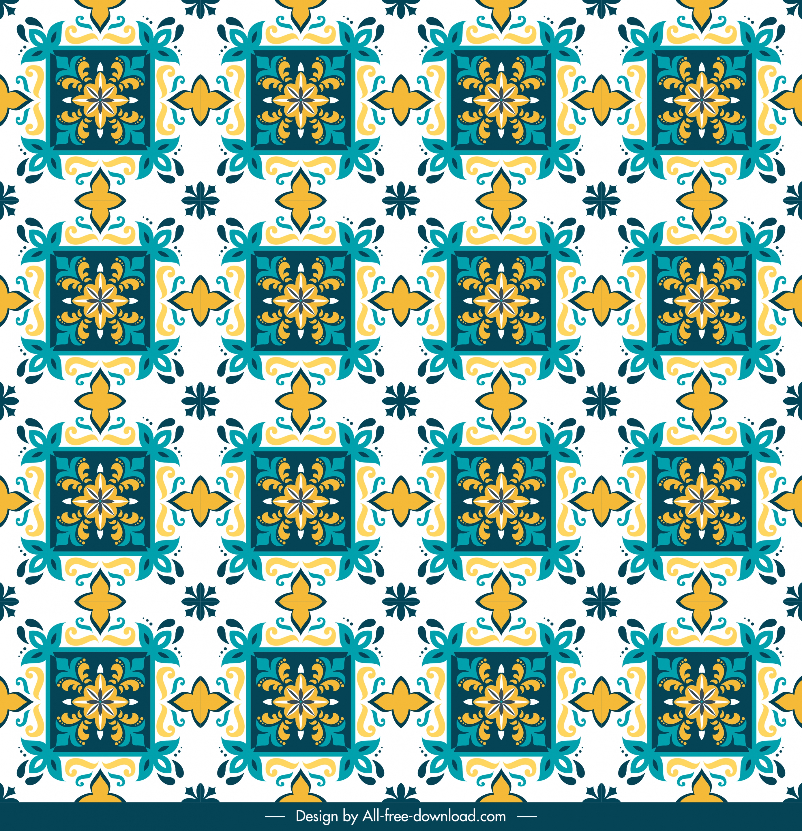 pattern template classical design colorful repeating symmetric