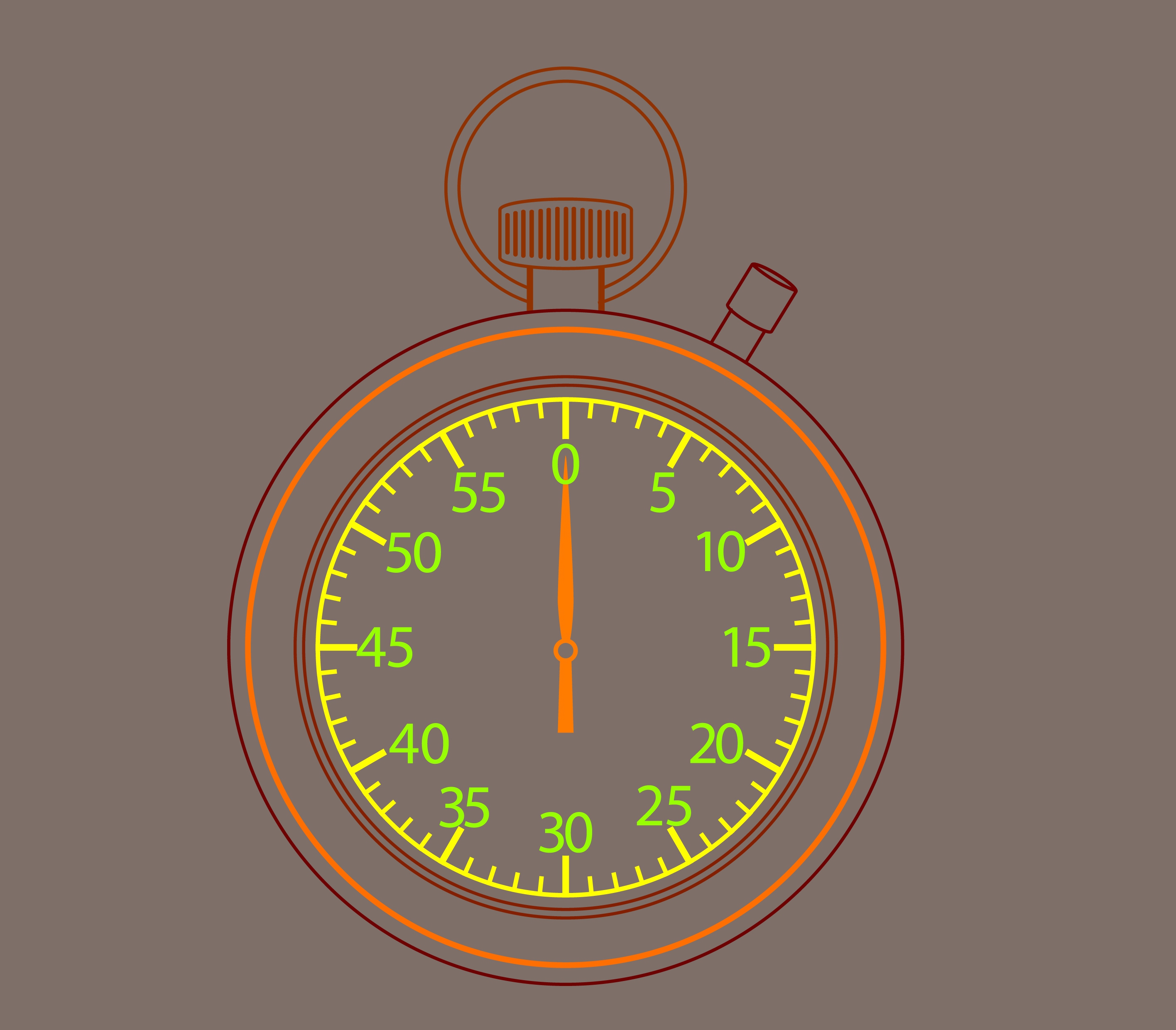 timekeeper outline colored closeup style