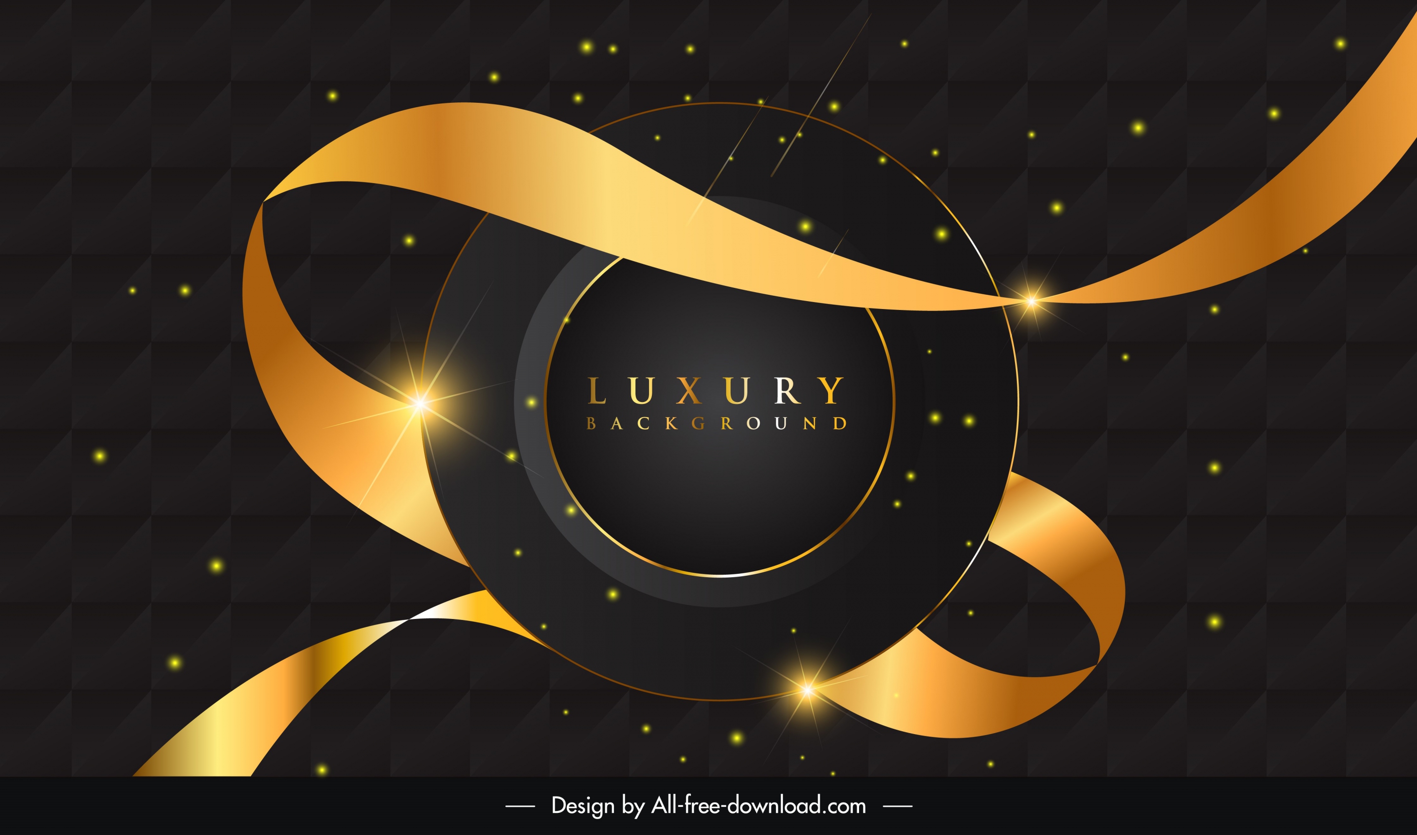 luxury background sparkling black golden dynamic 3d decor