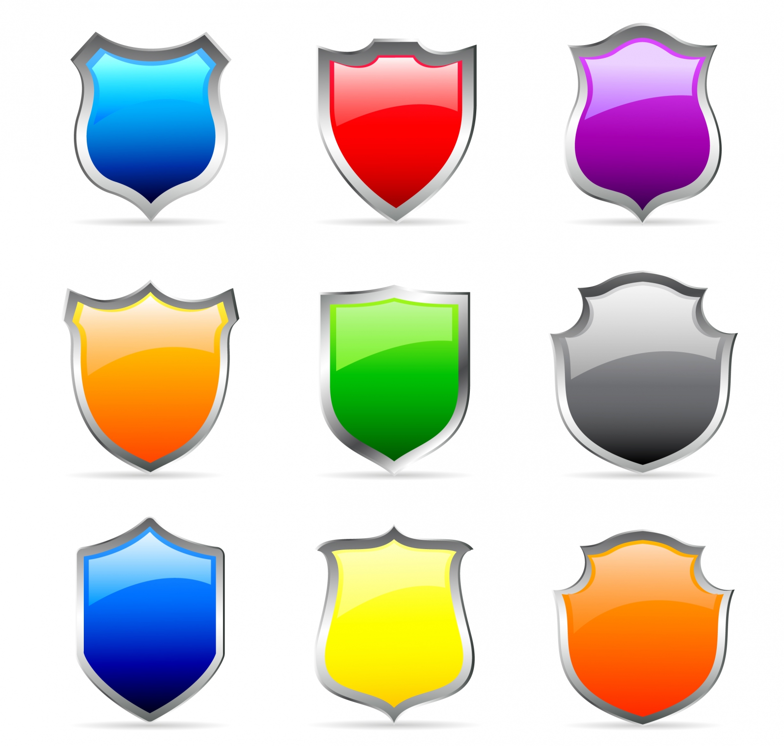 Shield icons