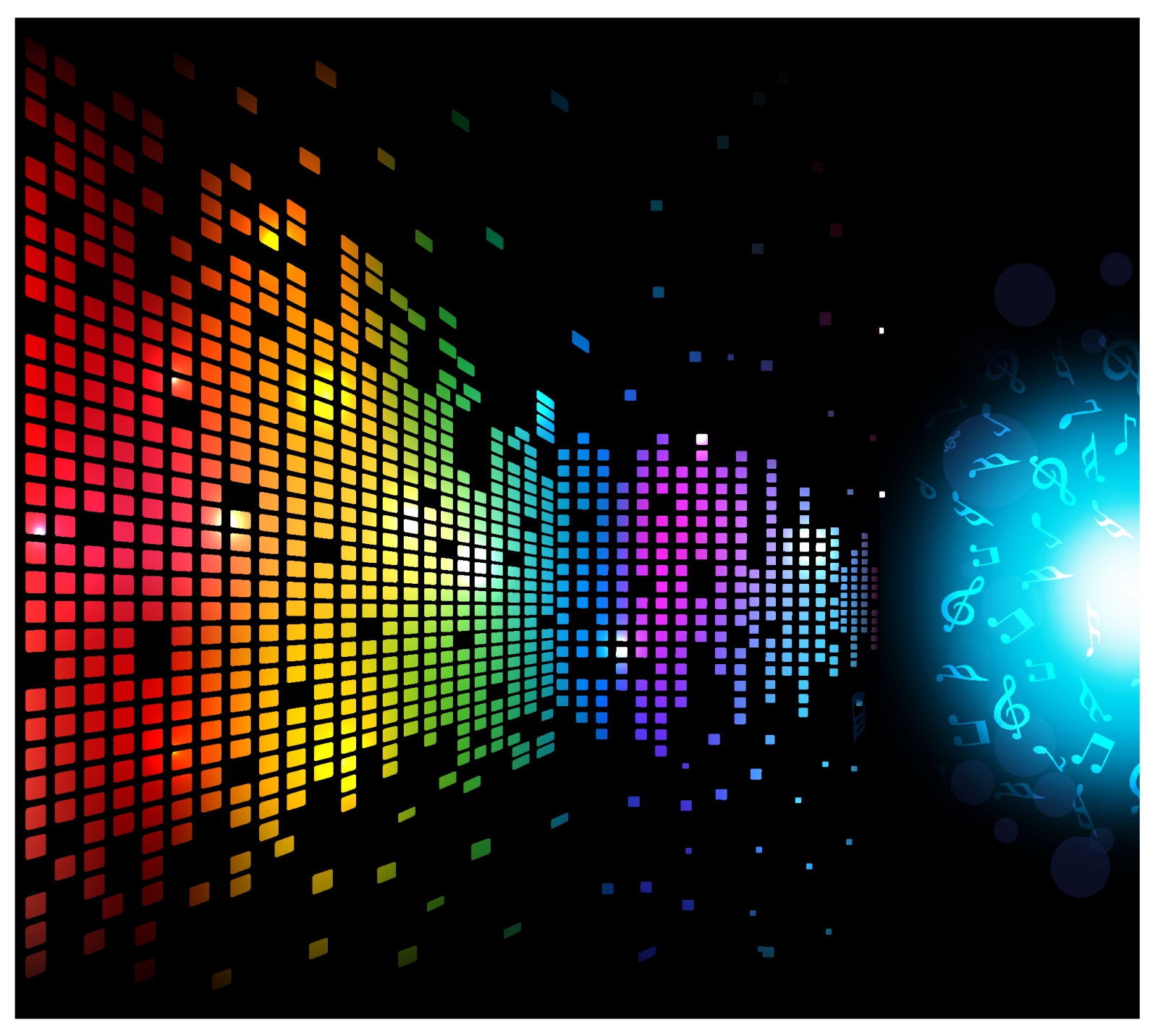 Digital Music Background