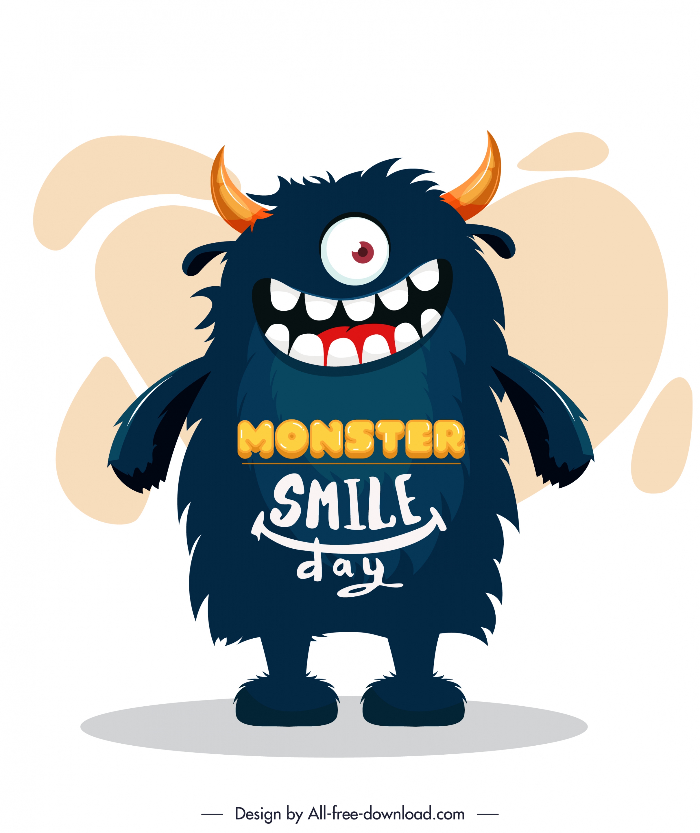 alien monster icon funny cartoon character sketch