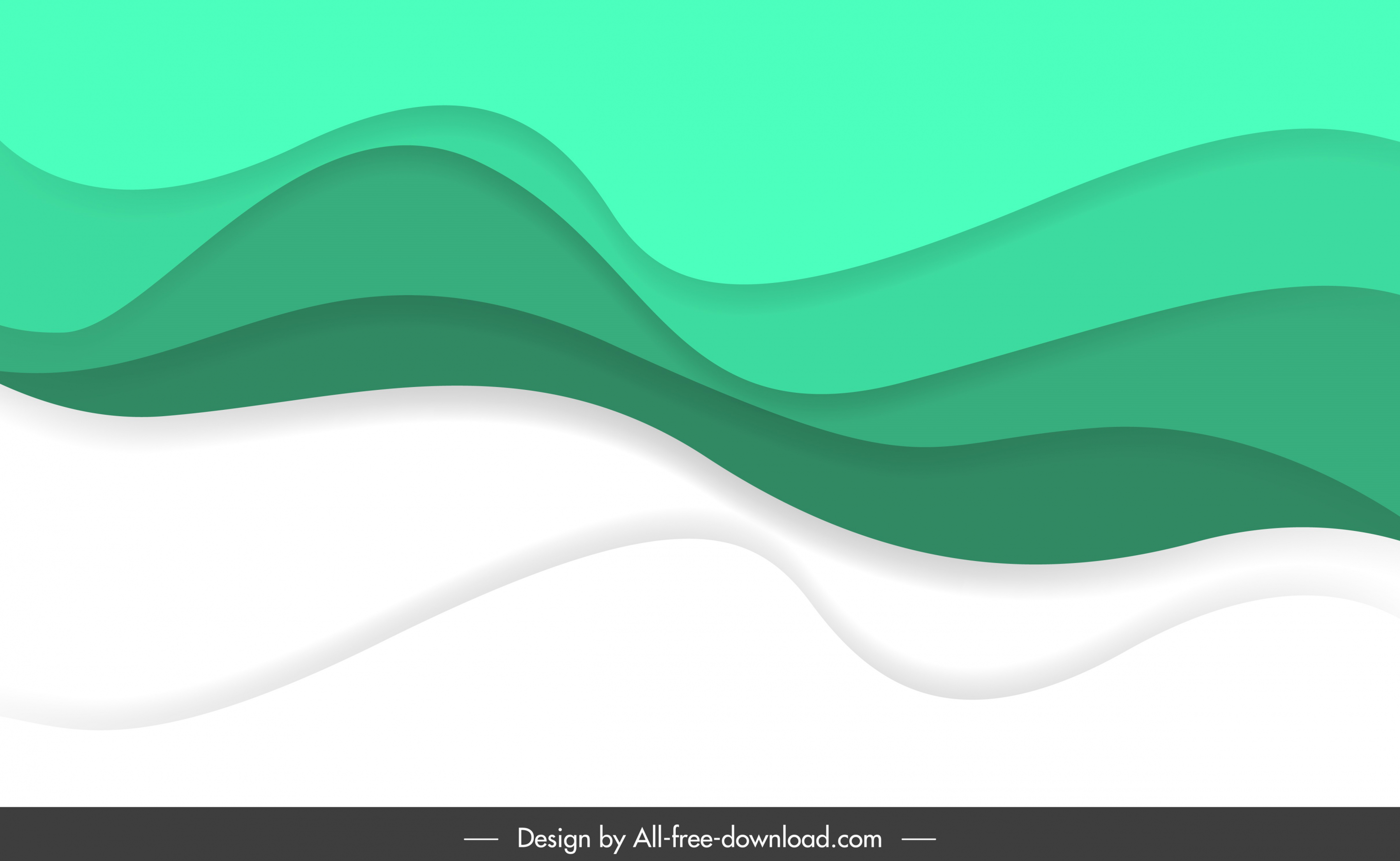 abstract waving background template bright curves sketch