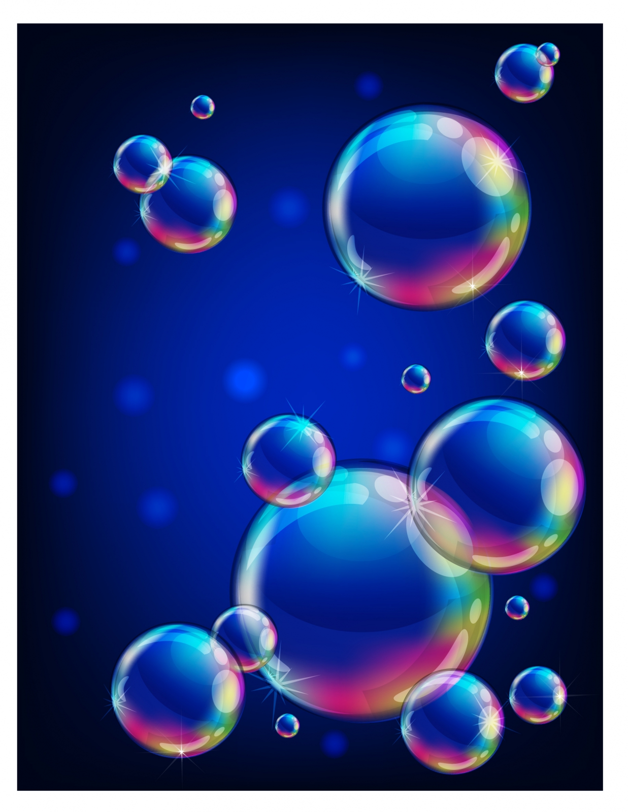 Bubbles background