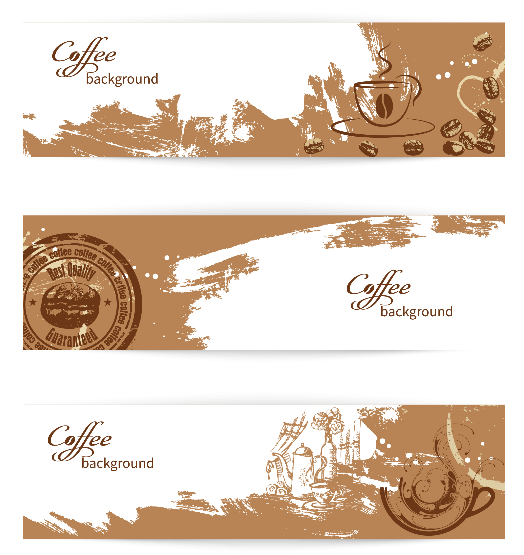 coffee banner background