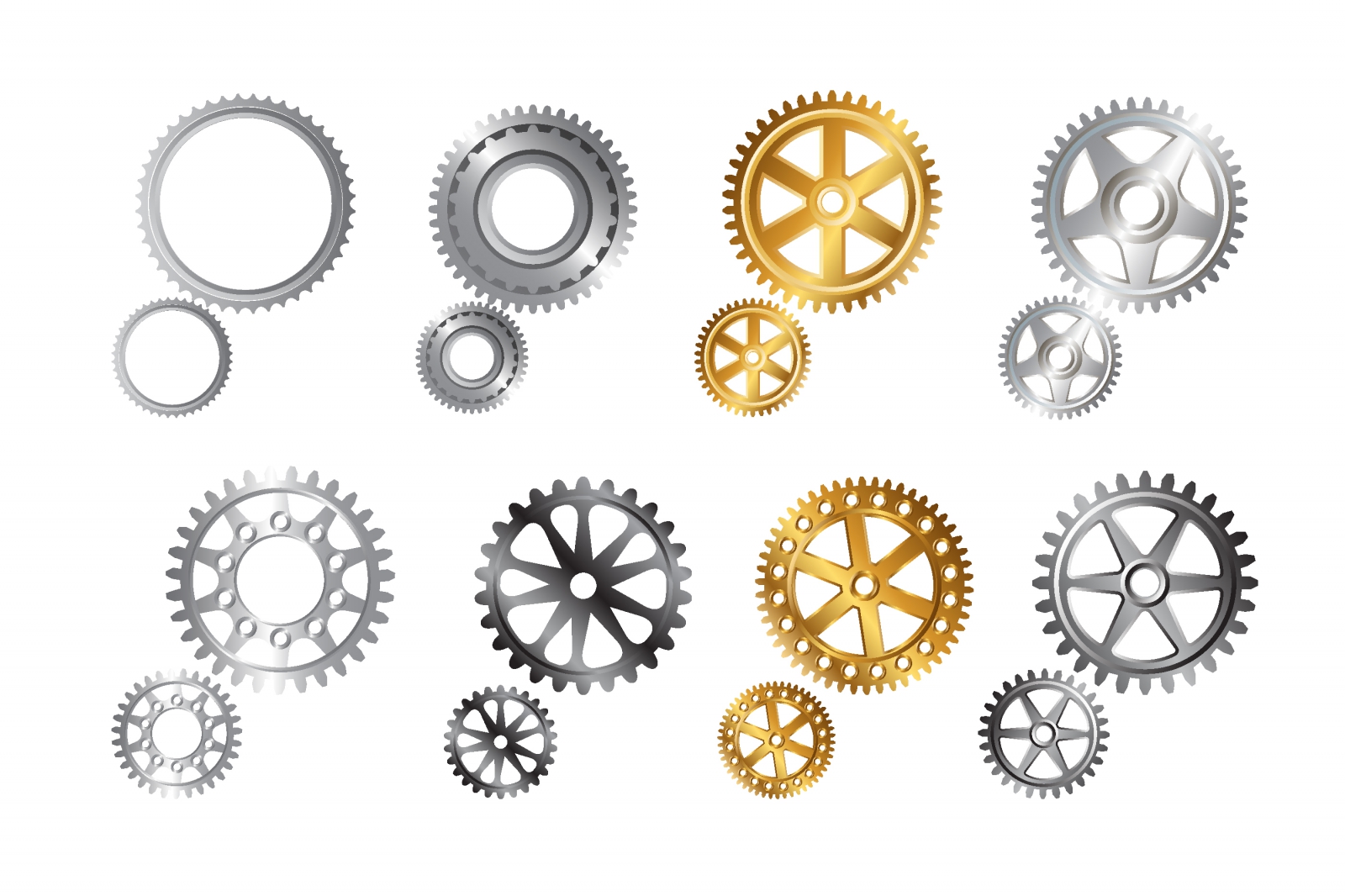 Various gears.