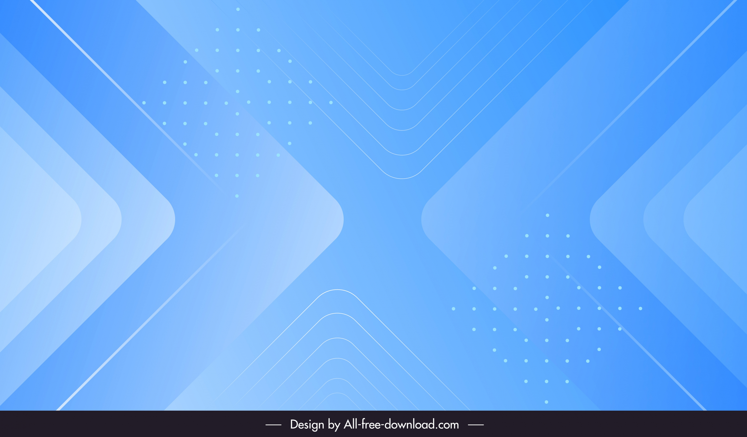 decorative background template elegant symmetric geometric blue decor