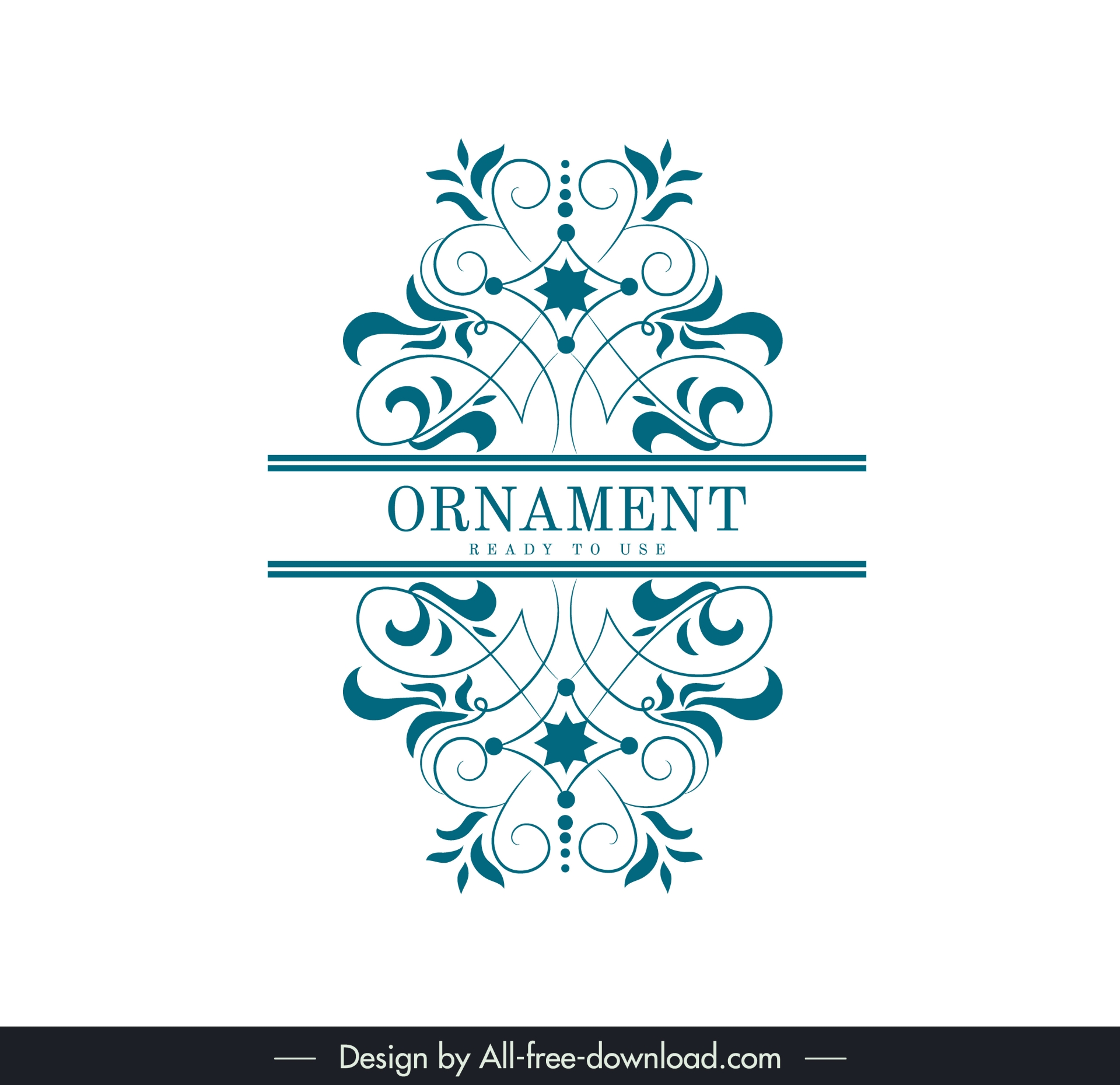 document design elements elegant classical curves symmetry 