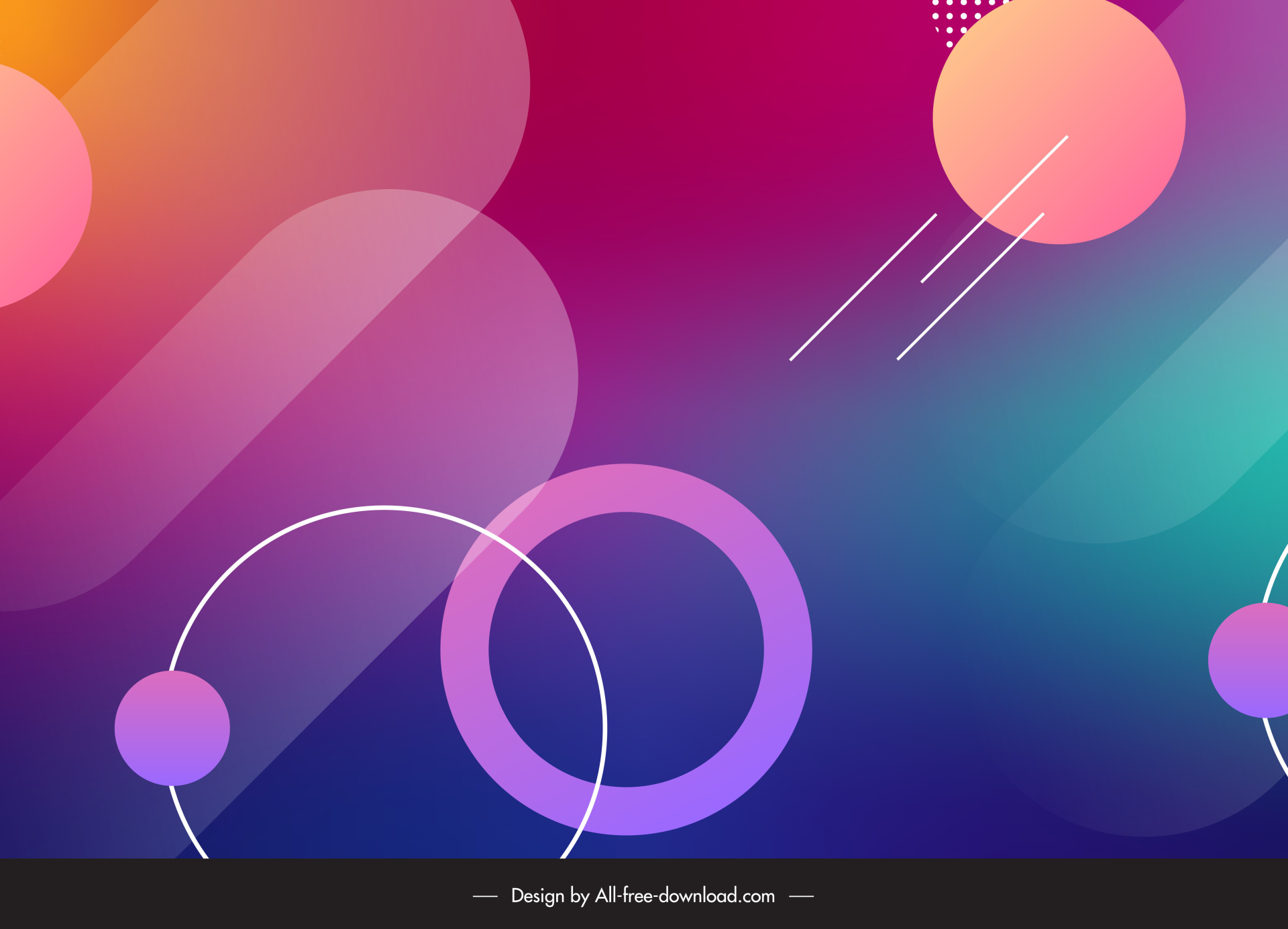 gradient background template elegant flat geometry 