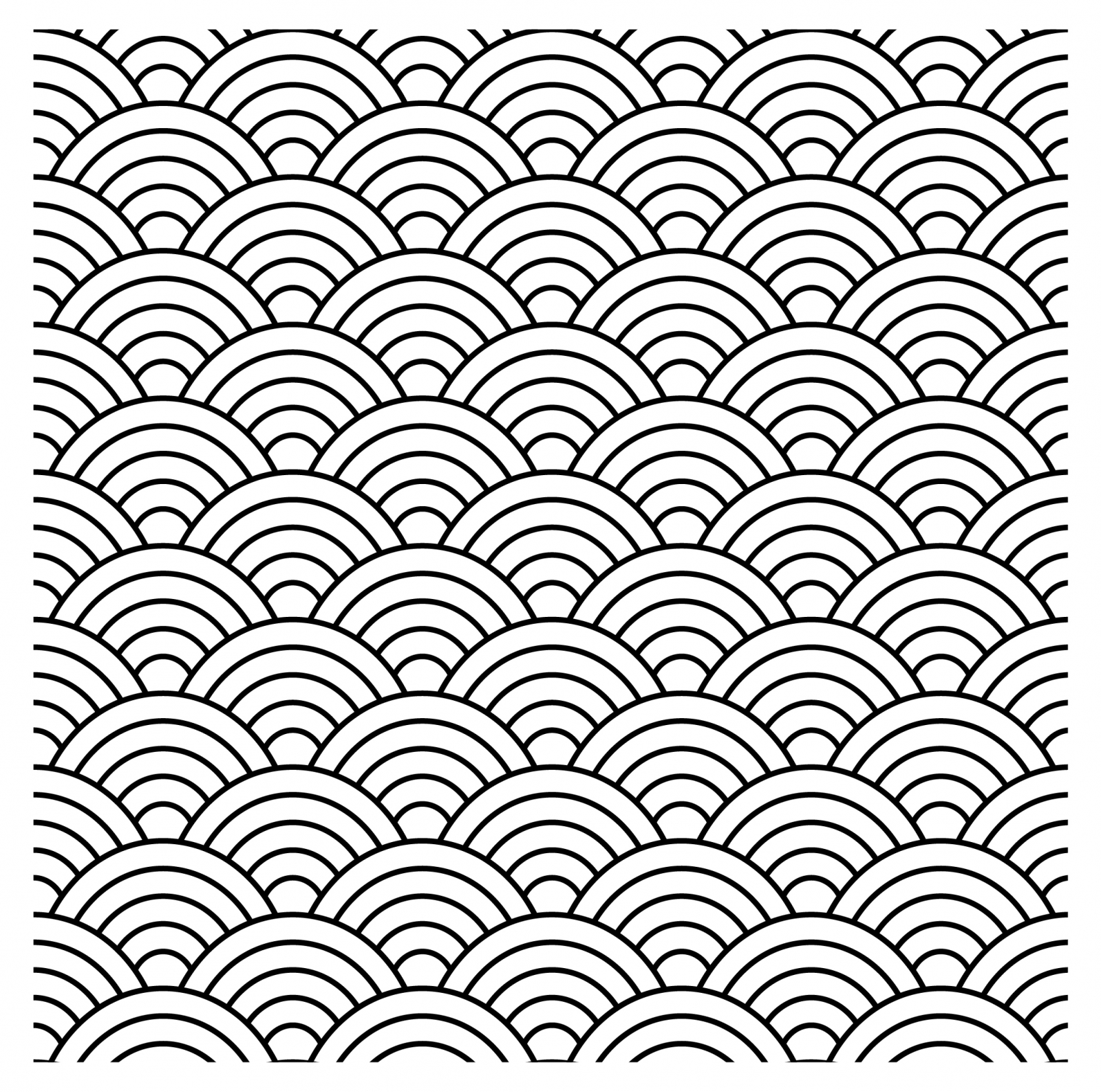 seamless fish scale pattern (vector)