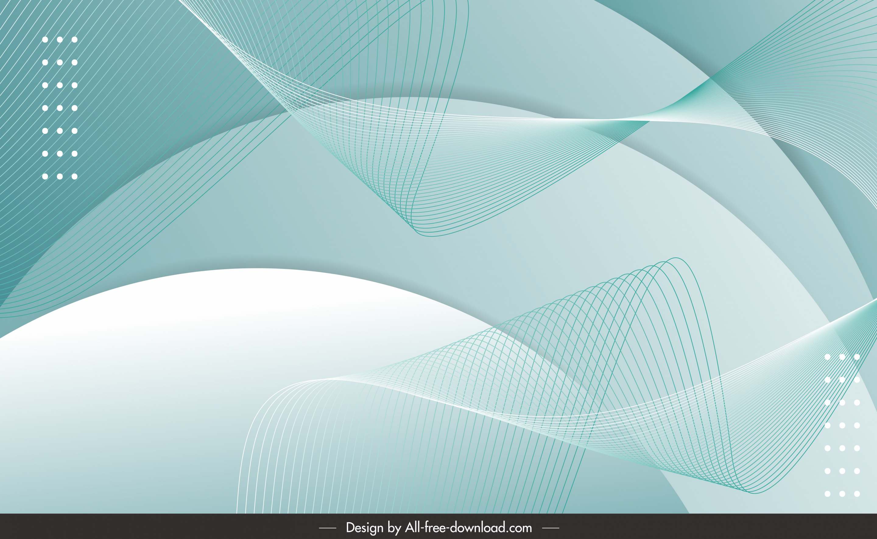 decorative background template dynamic 3d curves lines